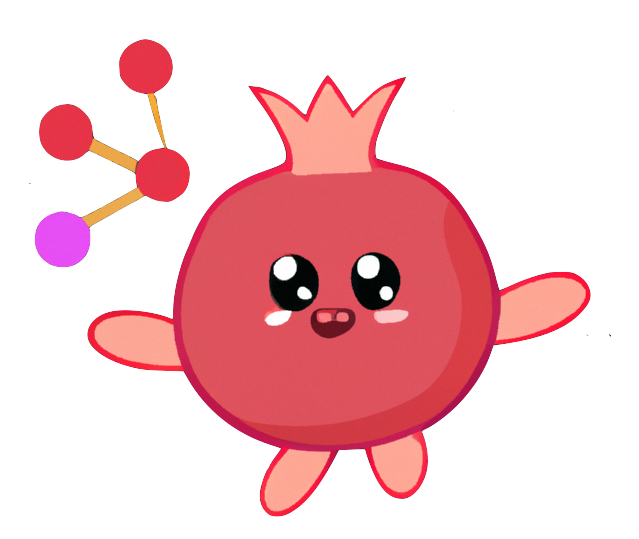 404 Cute Pomegranate mascot